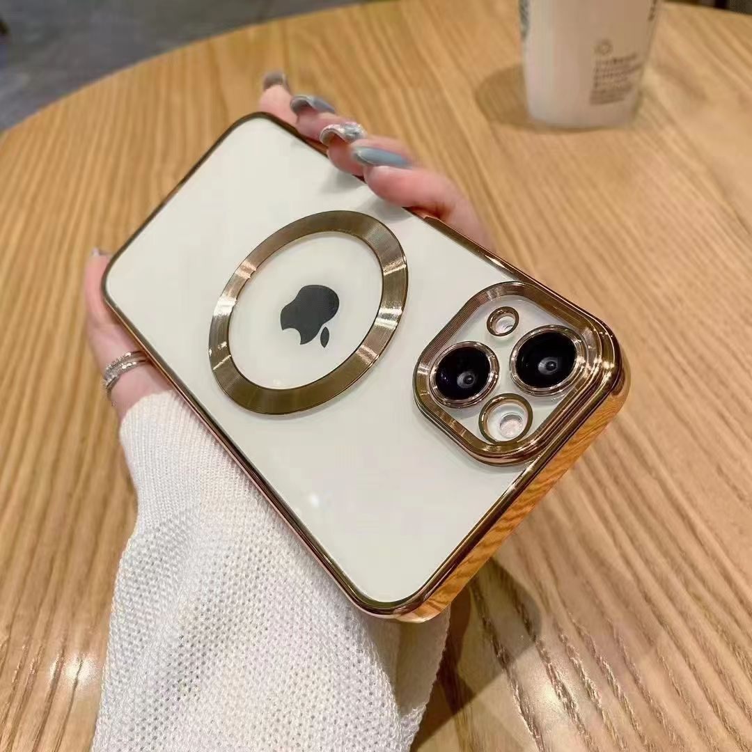 Ốp lưng điện thoại IRIS viền xi hở táo, bảo vệ camera cho IPhone 7Plus đến đến Iphone 14 Pro Max