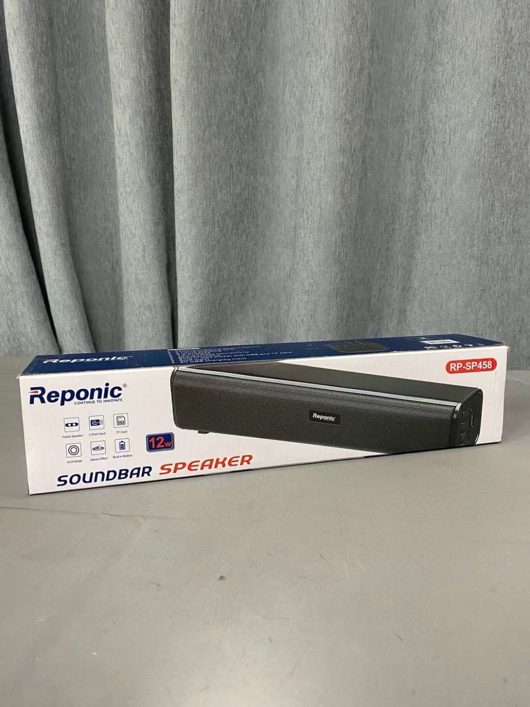 Loa Bluetooth Soundbar REPONIC RP-SP458 , công suất 12W